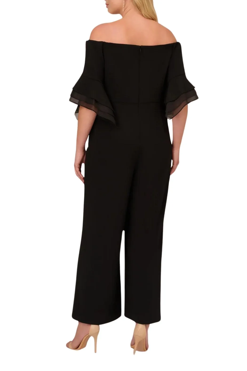 Adrianna Papell crepe jumpsuit ( Plus Size )