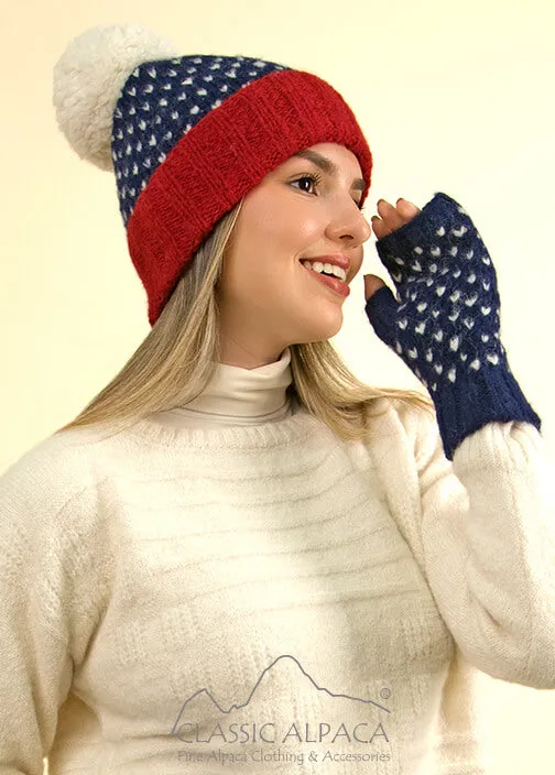 AMERICAN BRUSHED FINGERLESS GLOVES