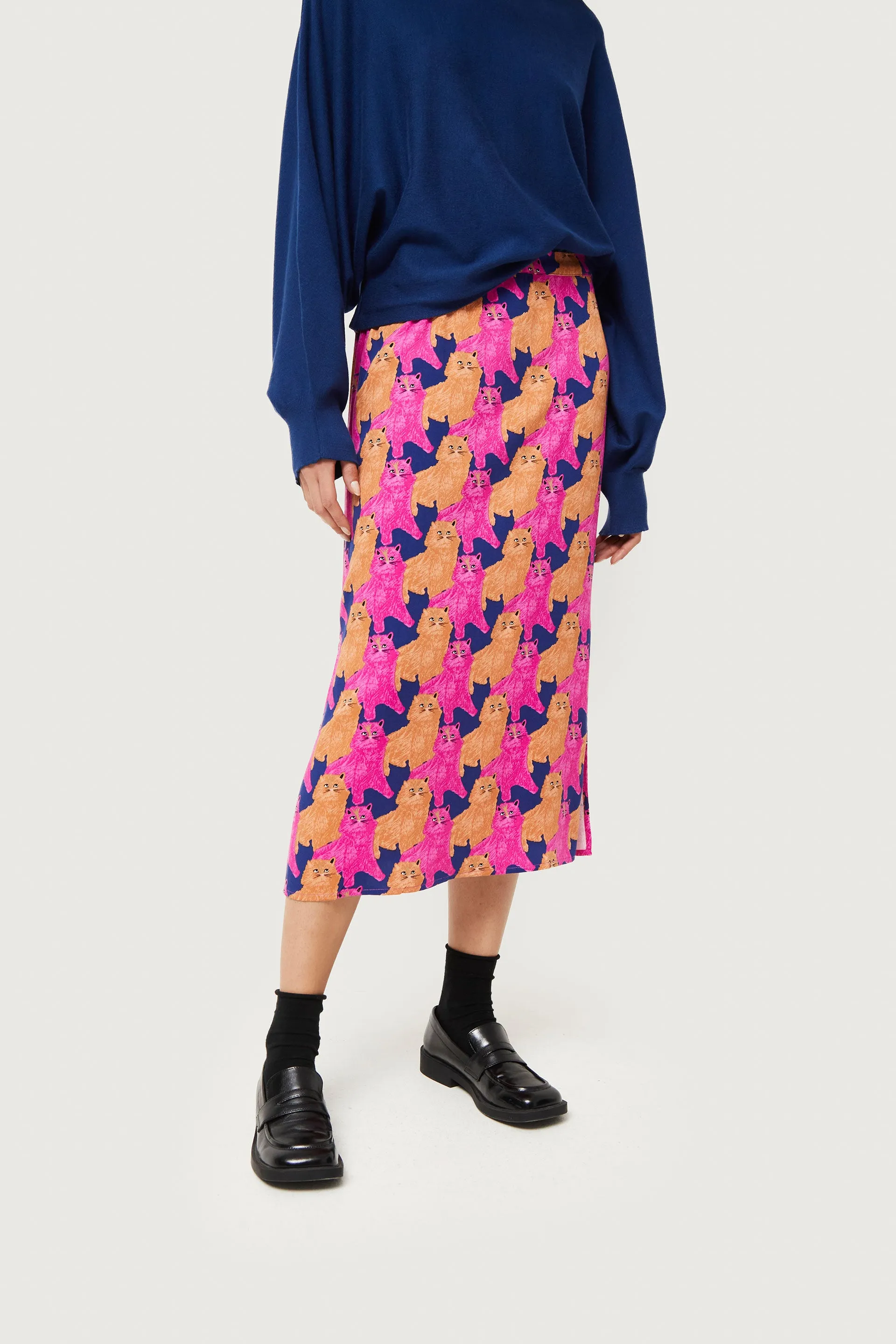 Compañia Fantastica - Meow Mix Midi Skirt