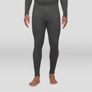 Cotton Rich Thermal Long Johns Graphite Grey