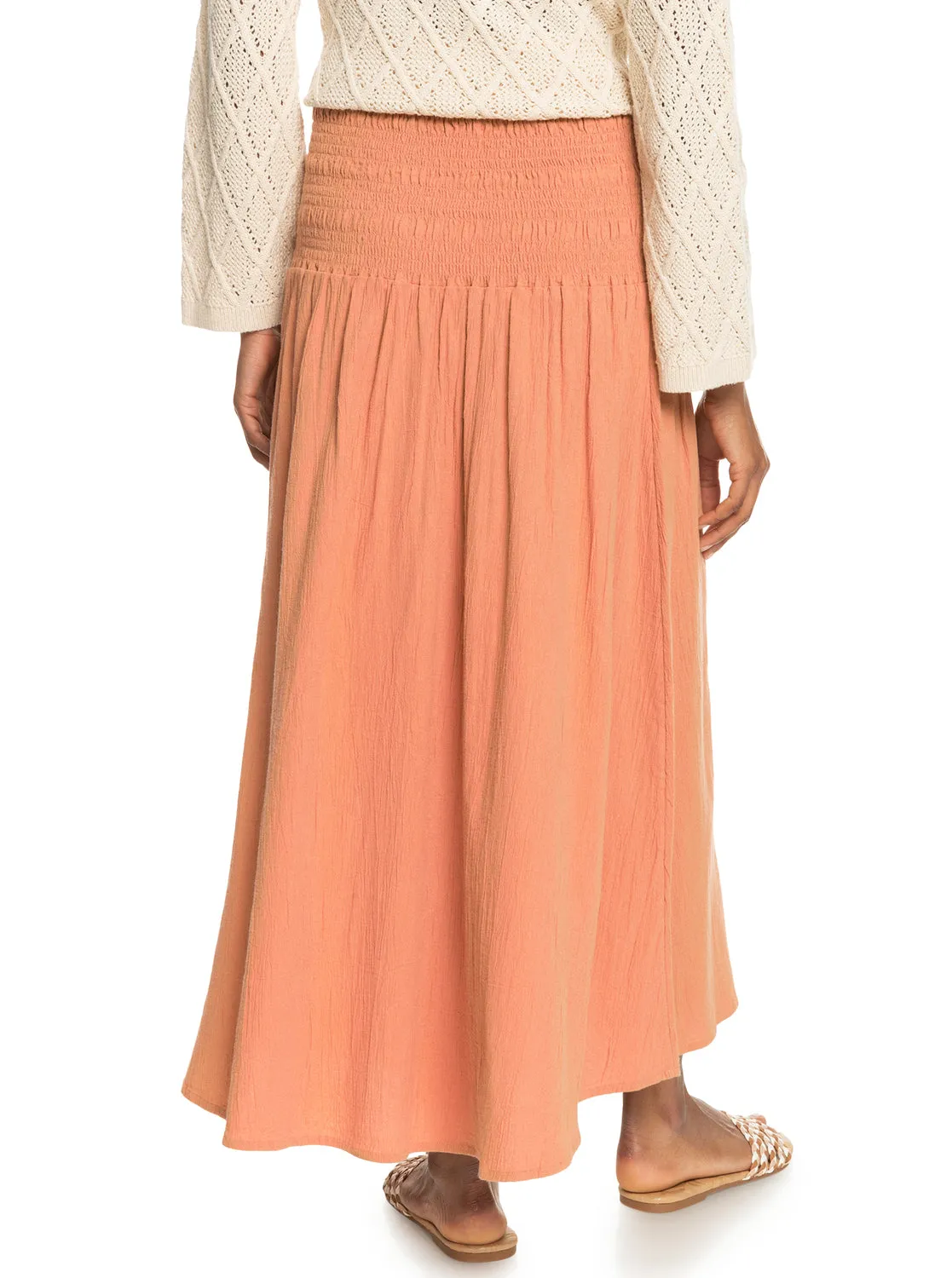 Cute Summer Ankle Length Versatile Skirt - Cork