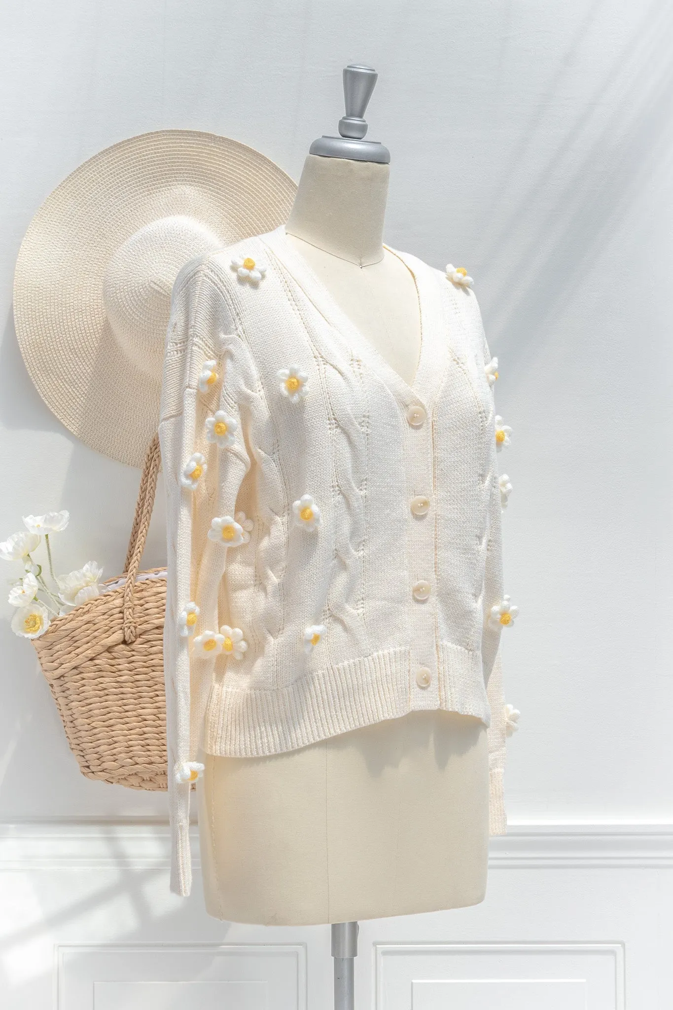 Daisy Chains Cardigan Sweater