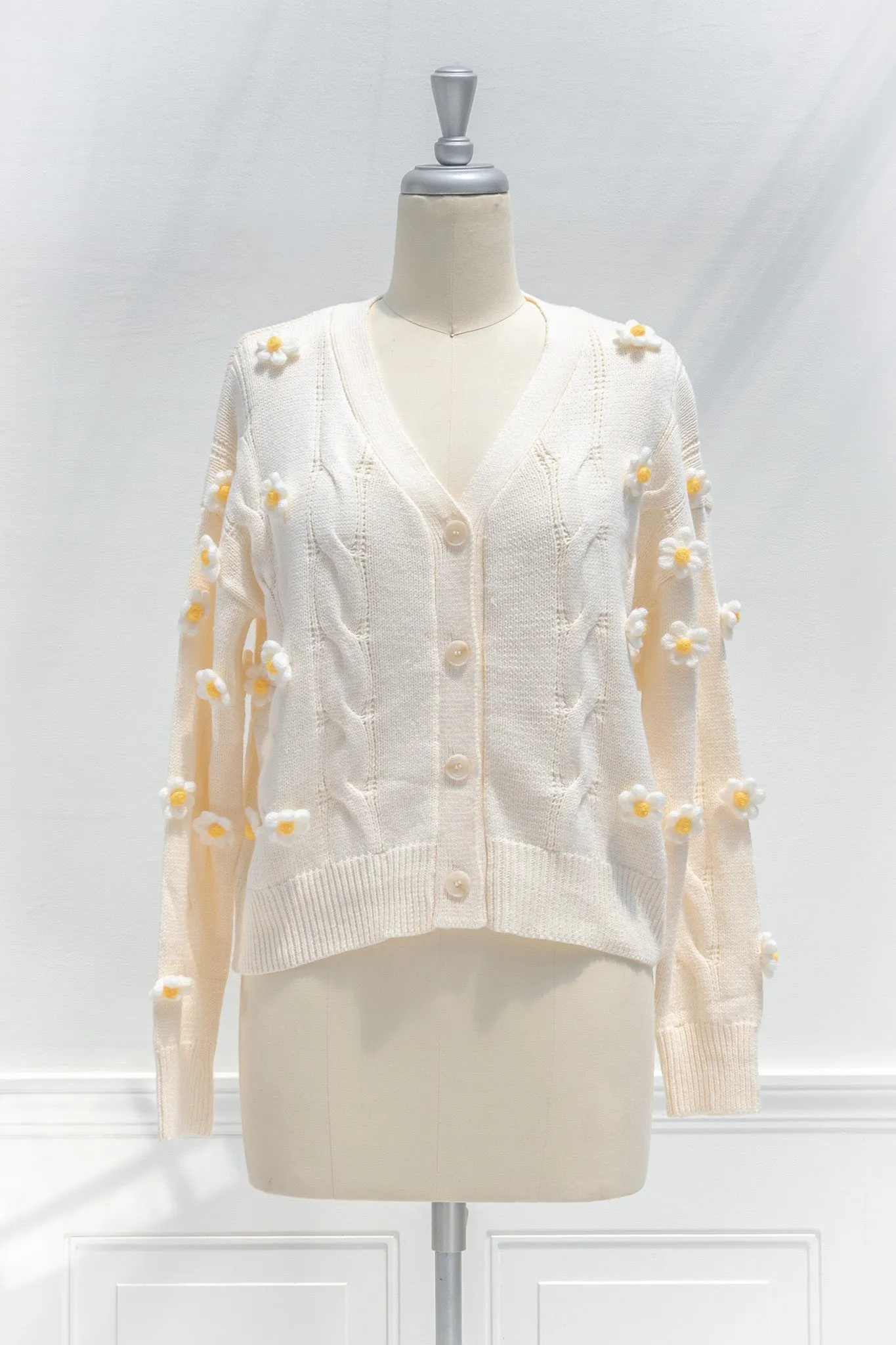 Daisy Chains Cardigan Sweater