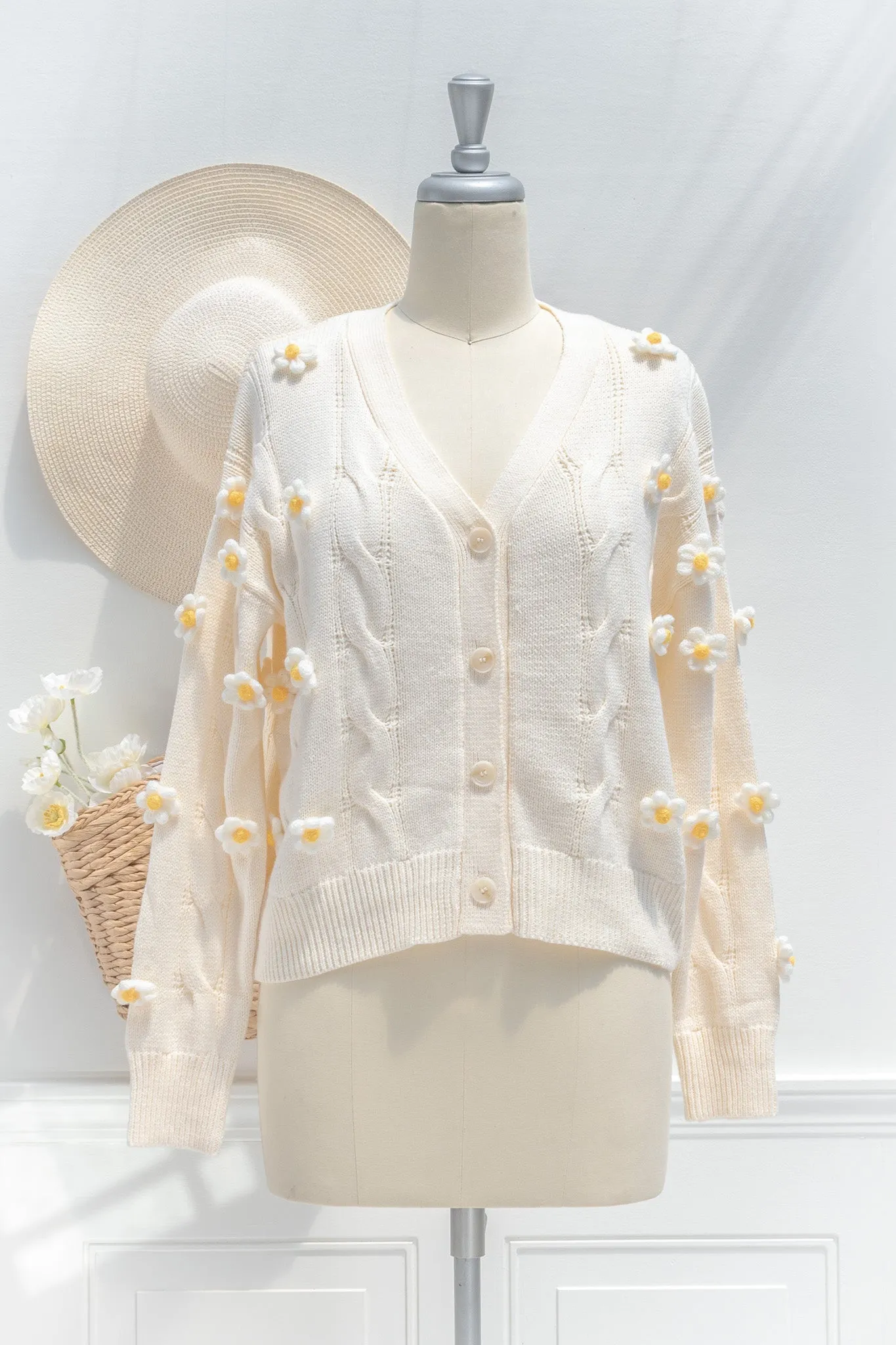 Daisy Chains Cardigan Sweater