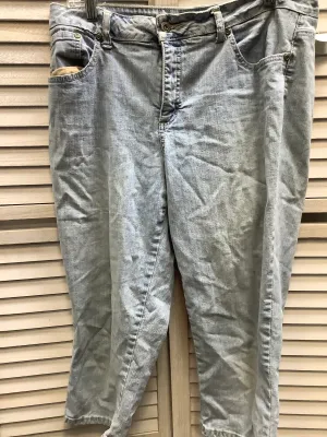 Denim Blue Capris St Johns Bay O, Size 12