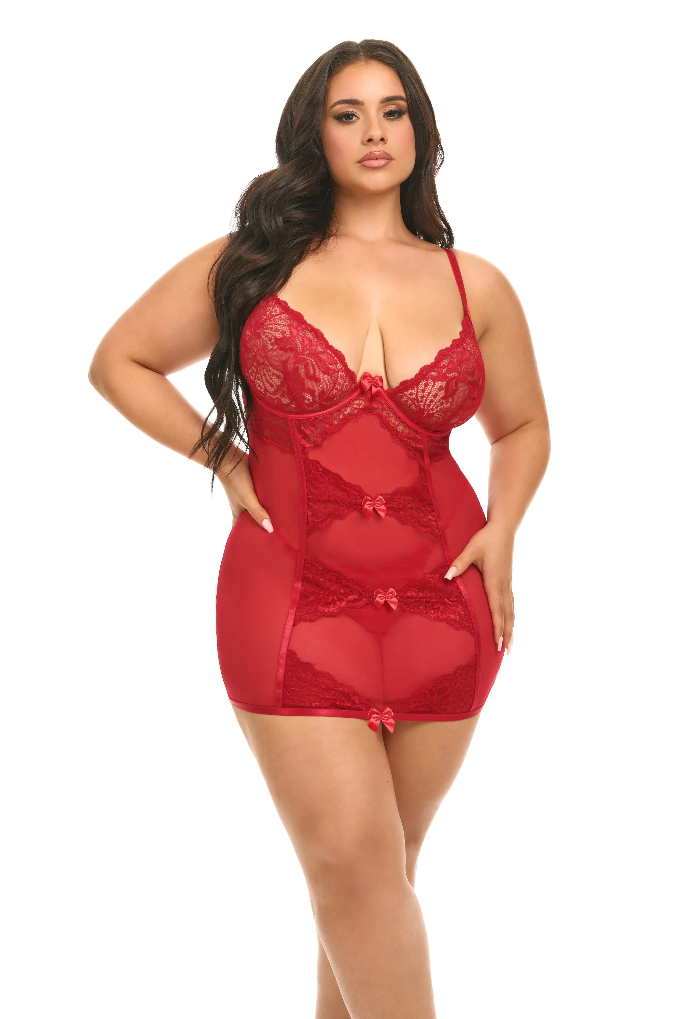 Devoted! Curvy Size Babt\ydoll