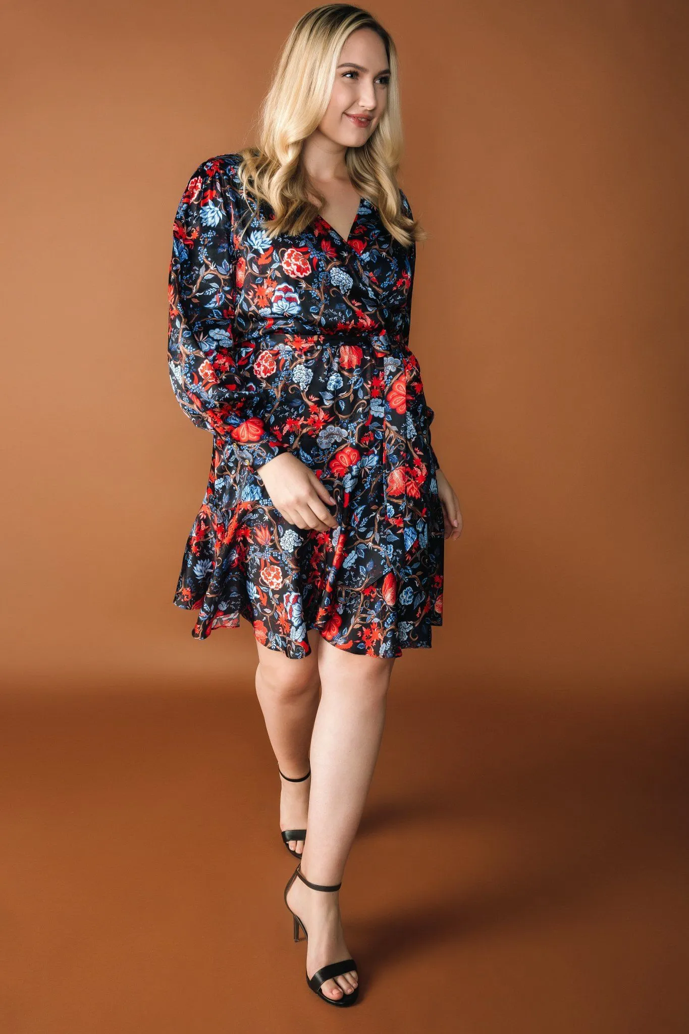 Fleur Noir Fallon Wrap Dress