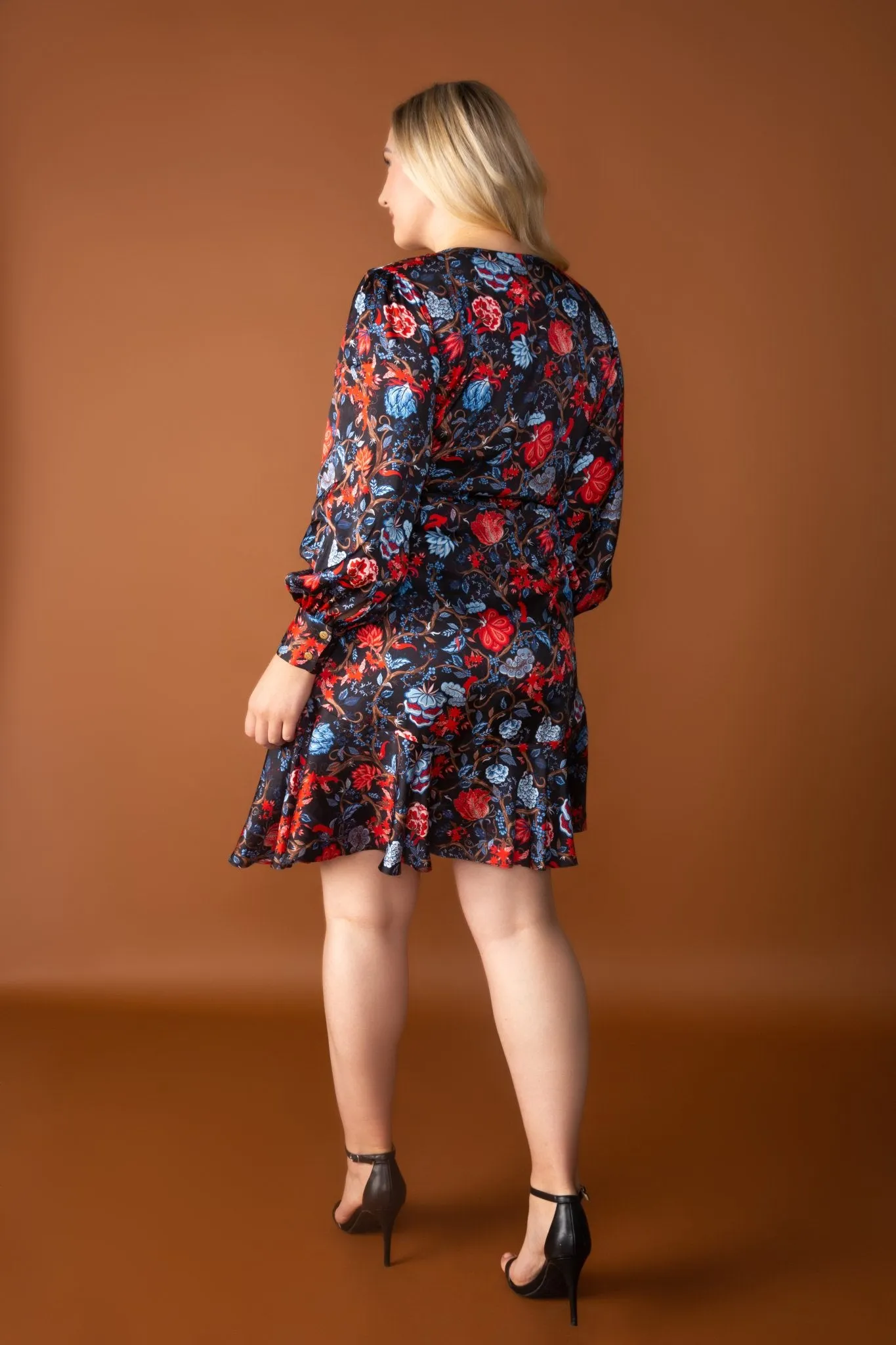 Fleur Noir Fallon Wrap Dress