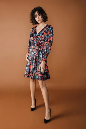 Fleur Noir Fallon Wrap Dress