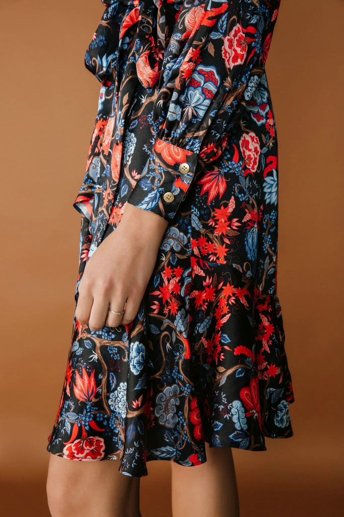 Fleur Noir Fallon Wrap Dress