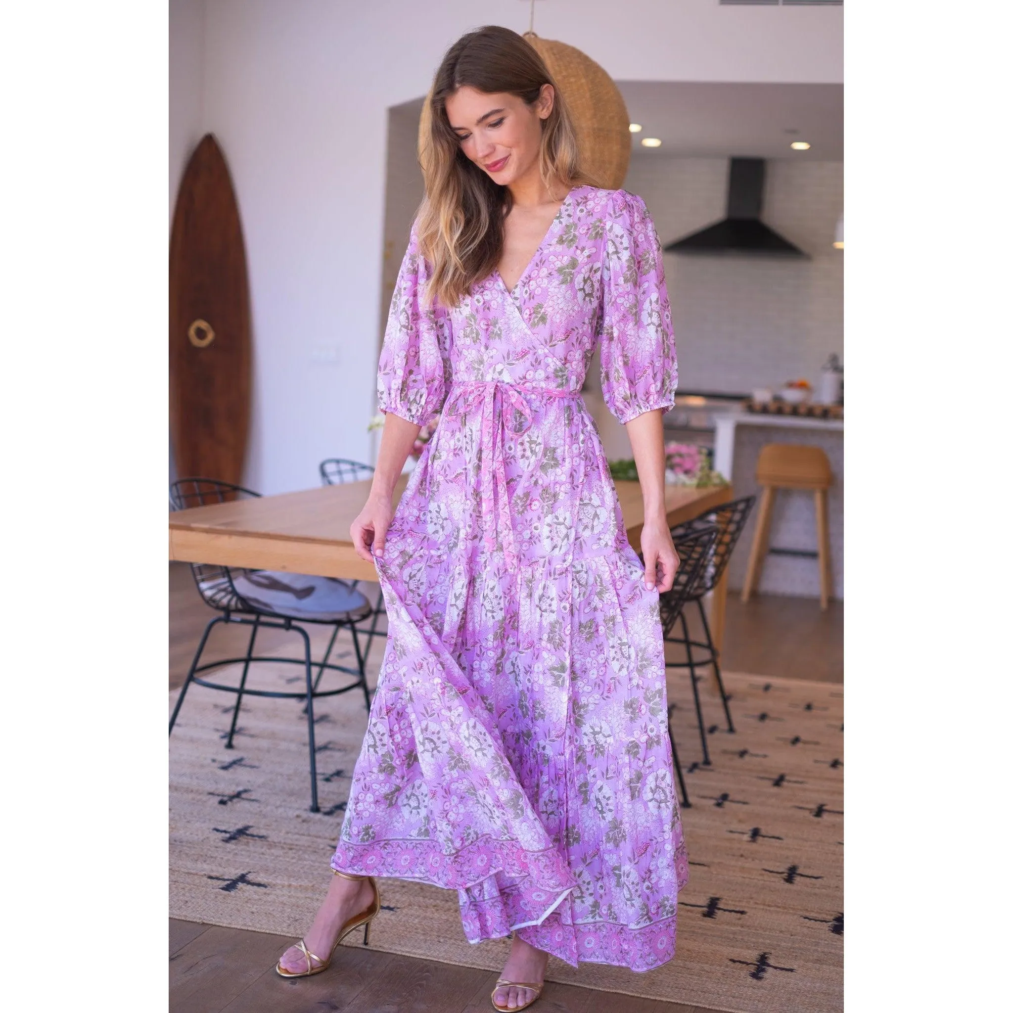 Flora Wrap Dress