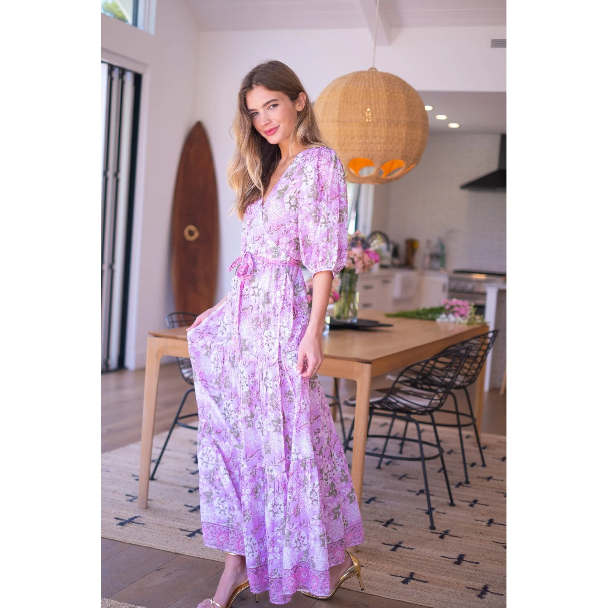 Flora Wrap Dress