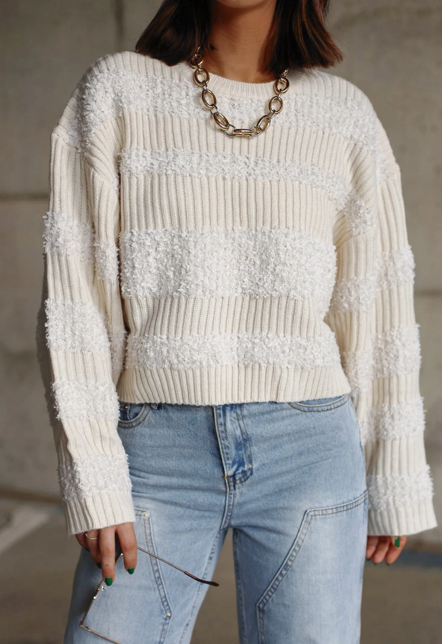 Fuzzy Findings Sweater