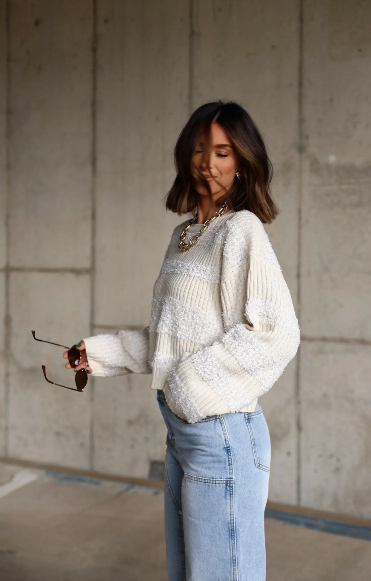 Fuzzy Findings Sweater