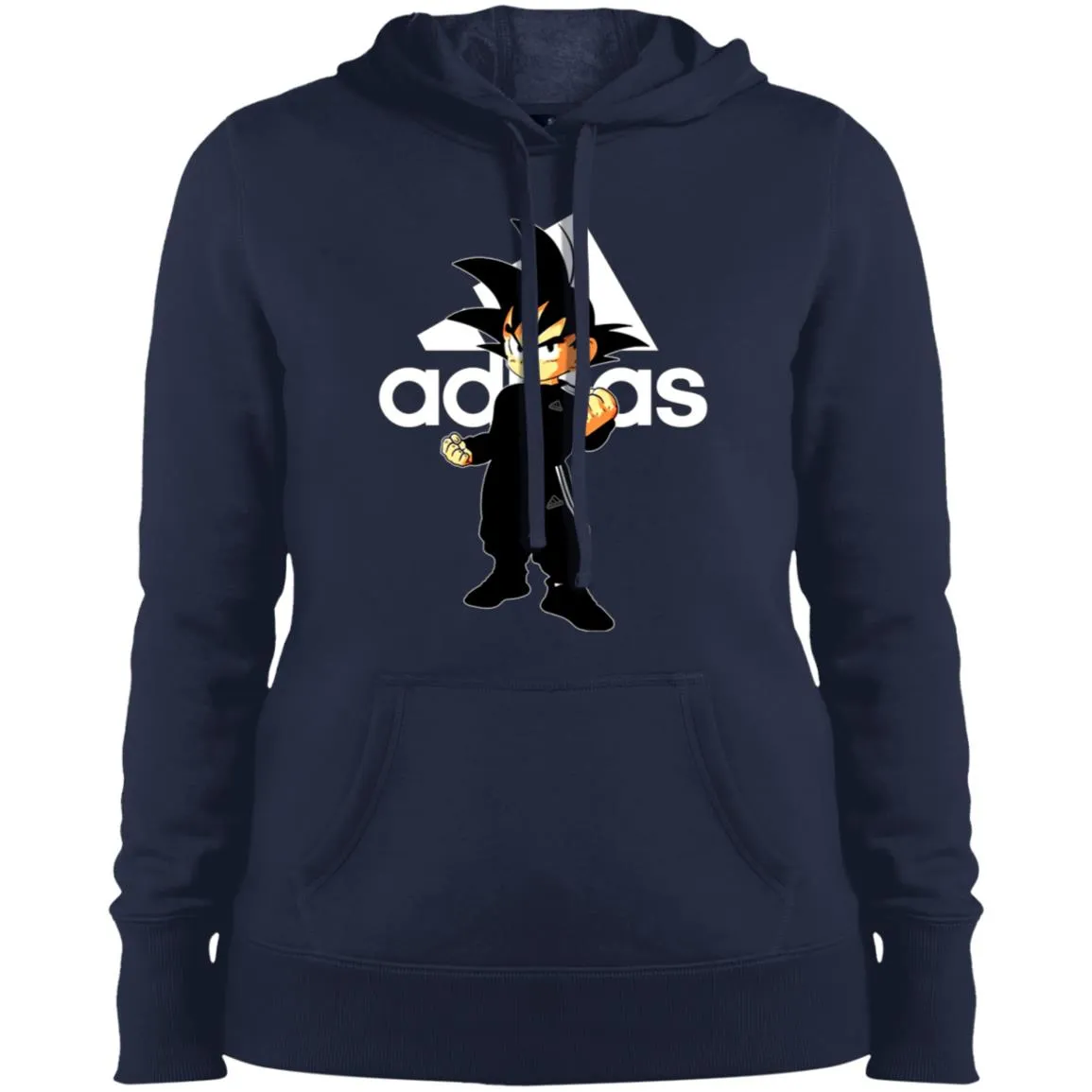 Goku Treding Adidas White T-shirt Women Hooded Sweatshirt