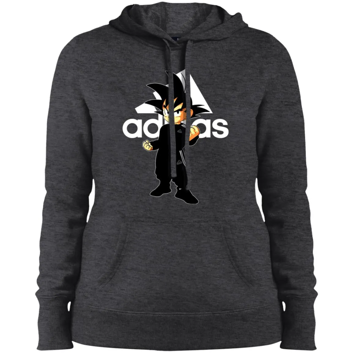 Goku Treding Adidas White T-shirt Women Hooded Sweatshirt