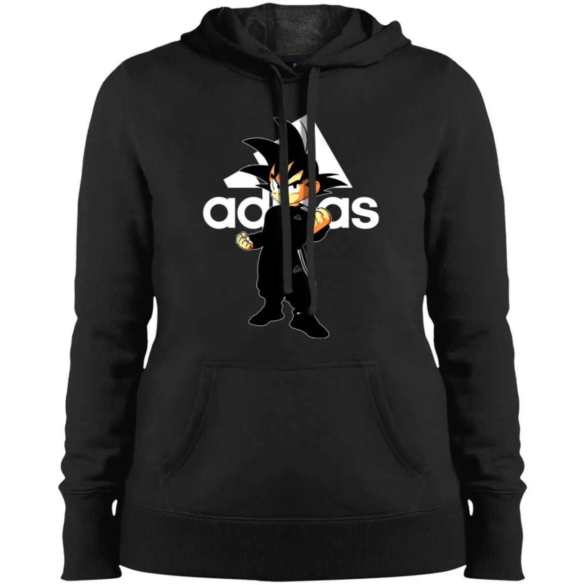 Goku Treding Adidas White T-shirt Women Hooded Sweatshirt