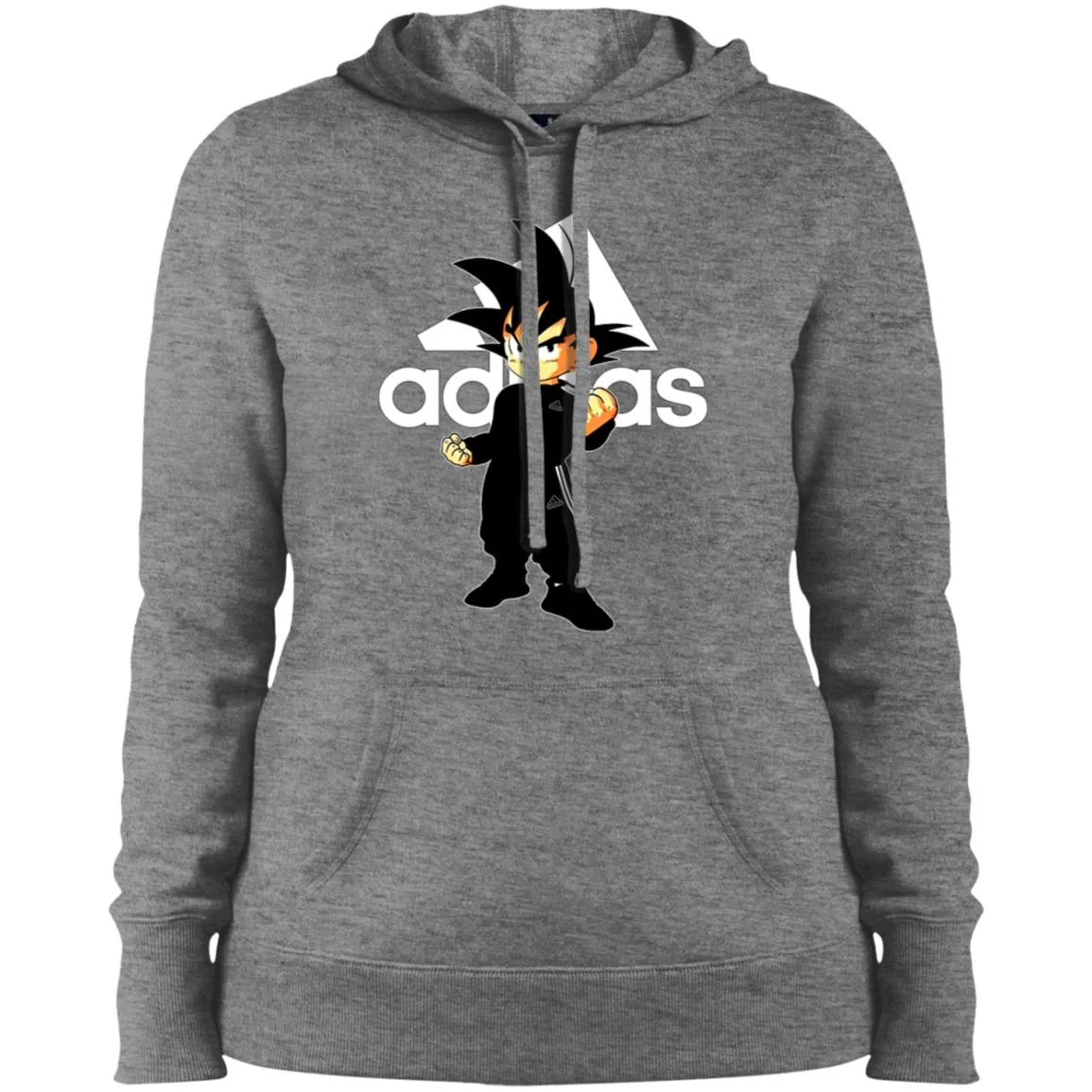 Goku Treding Adidas White T-shirt Women Hooded Sweatshirt