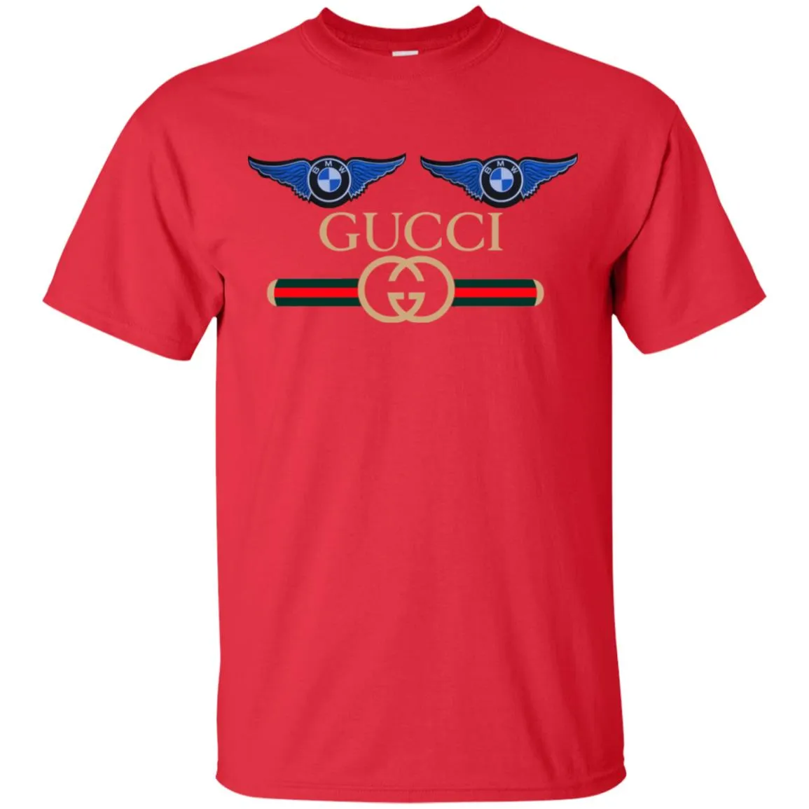 Gucci Bmw Trending T-shirt Men Cotton T-Shirt