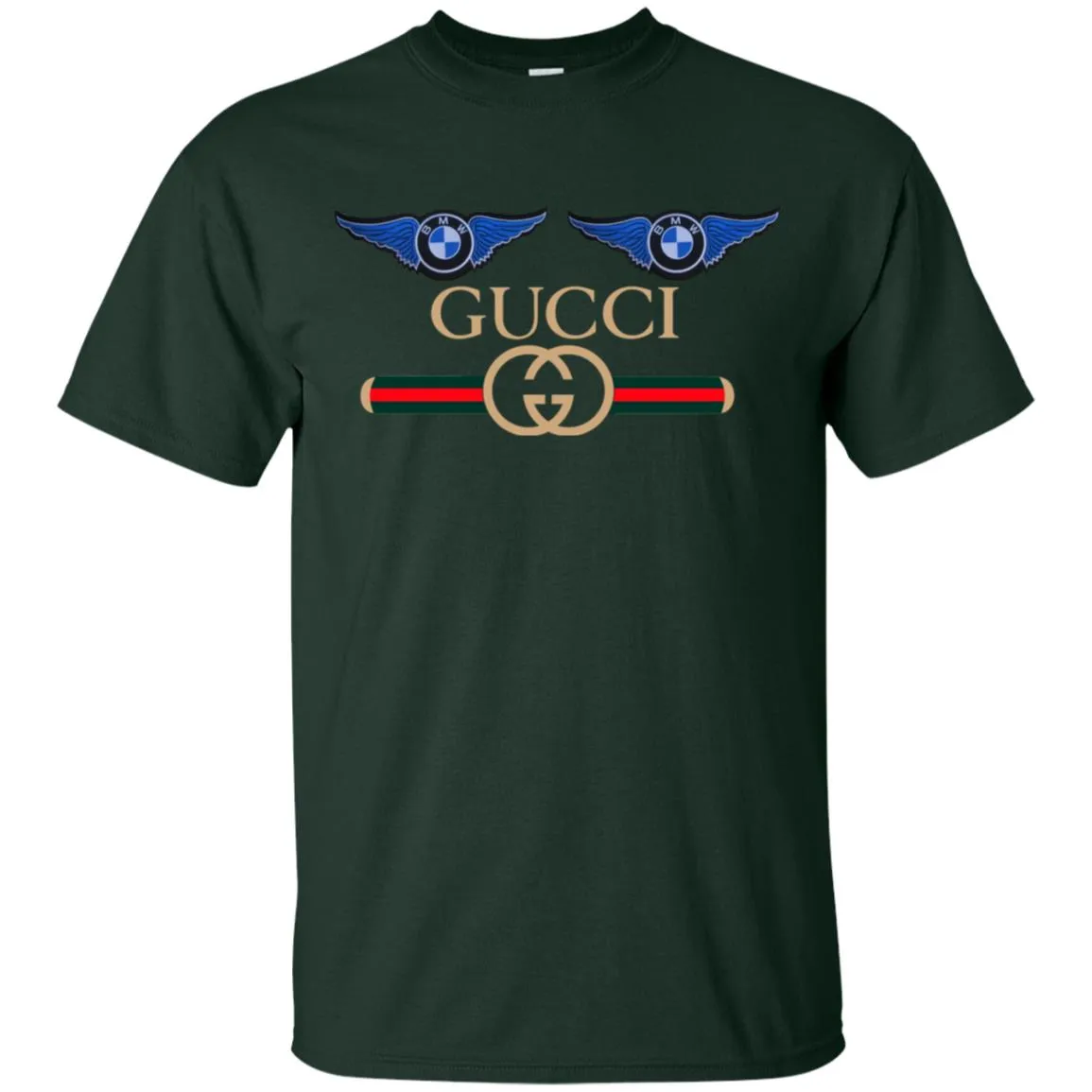 Gucci Bmw Trending T-shirt Men Cotton T-Shirt