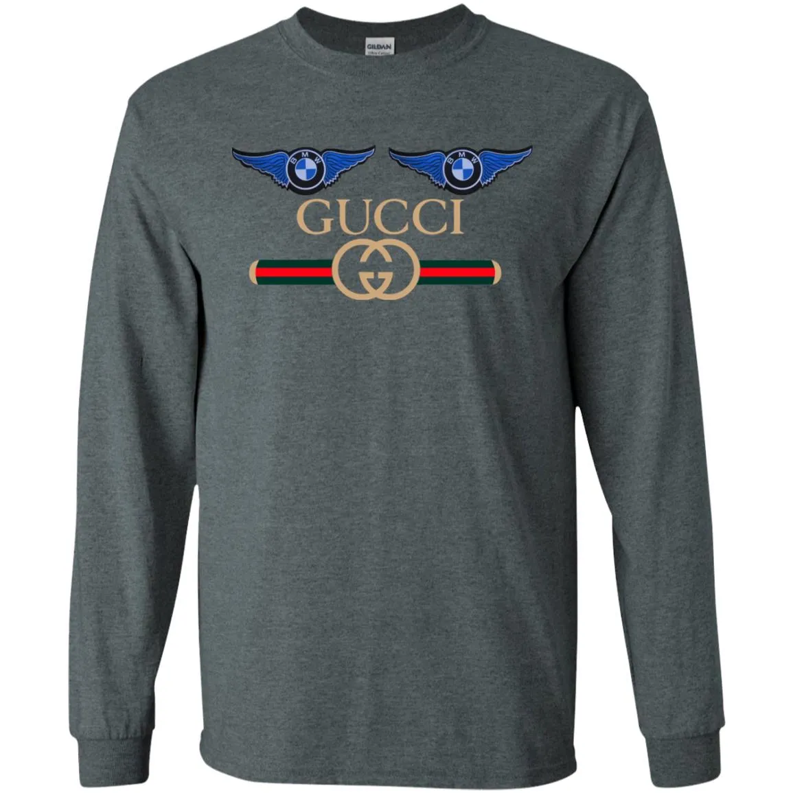 Gucci Bmw Trending T-shirt Men Long Sleeve Shirt