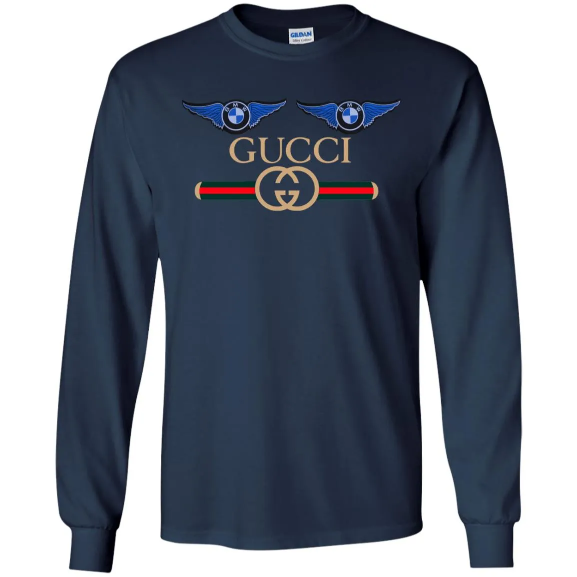 Gucci Bmw Trending T-shirt Men Long Sleeve Shirt