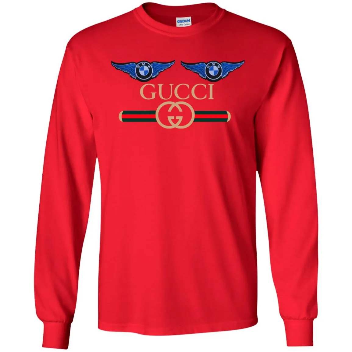 Gucci Bmw Trending T-shirt Men Long Sleeve Shirt