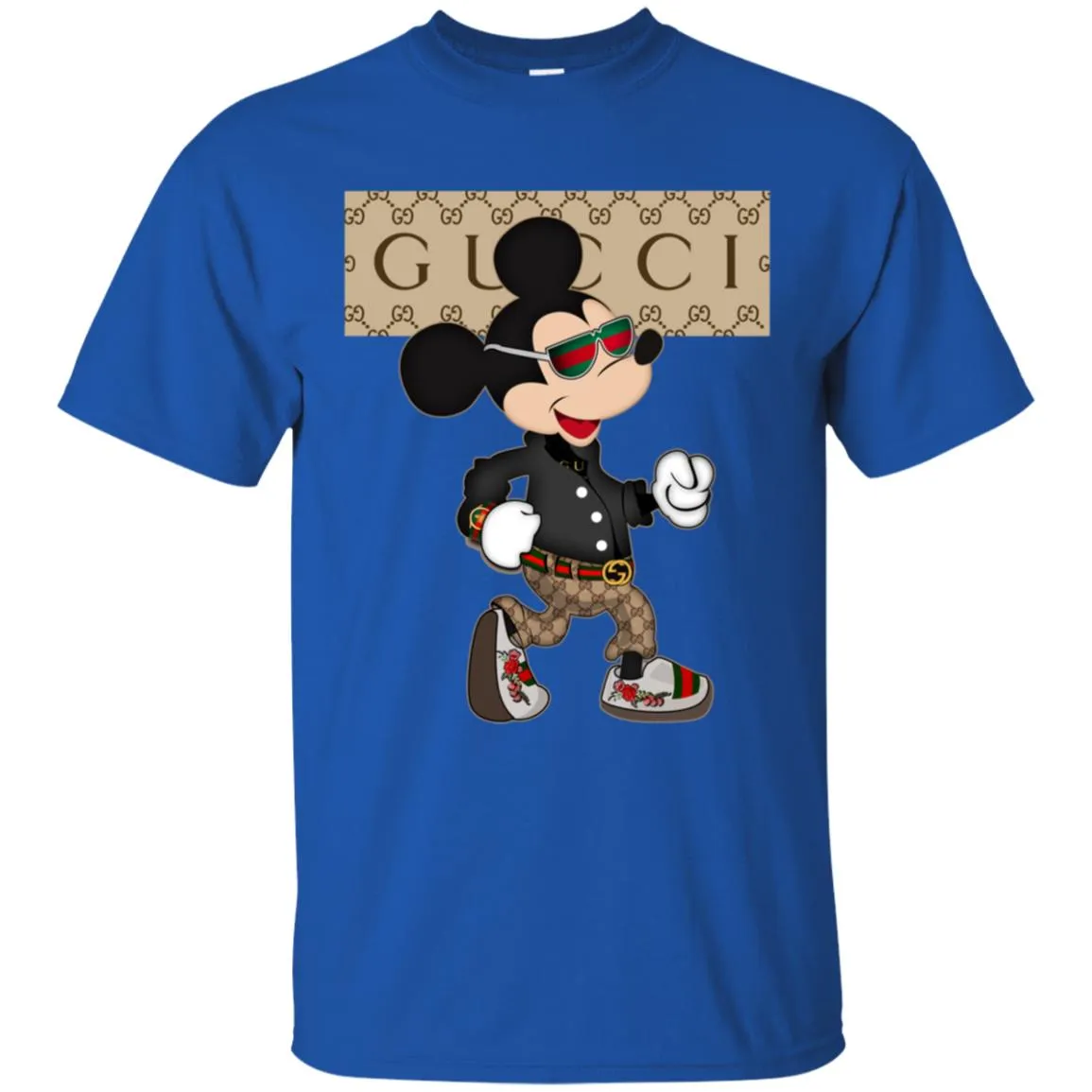 Gucci Shirt Mickey Mouse T-shirt Men Cotton T-Shirt