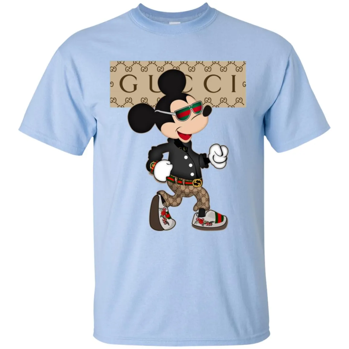 Gucci Shirt Mickey Mouse T-shirt Men Cotton T-Shirt