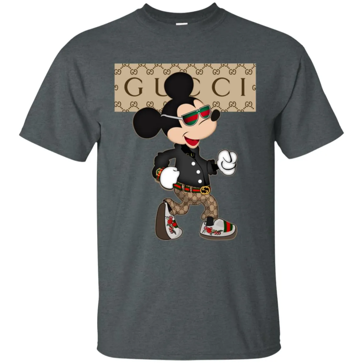 Gucci Shirt Mickey Mouse T-shirt Men Cotton T-Shirt