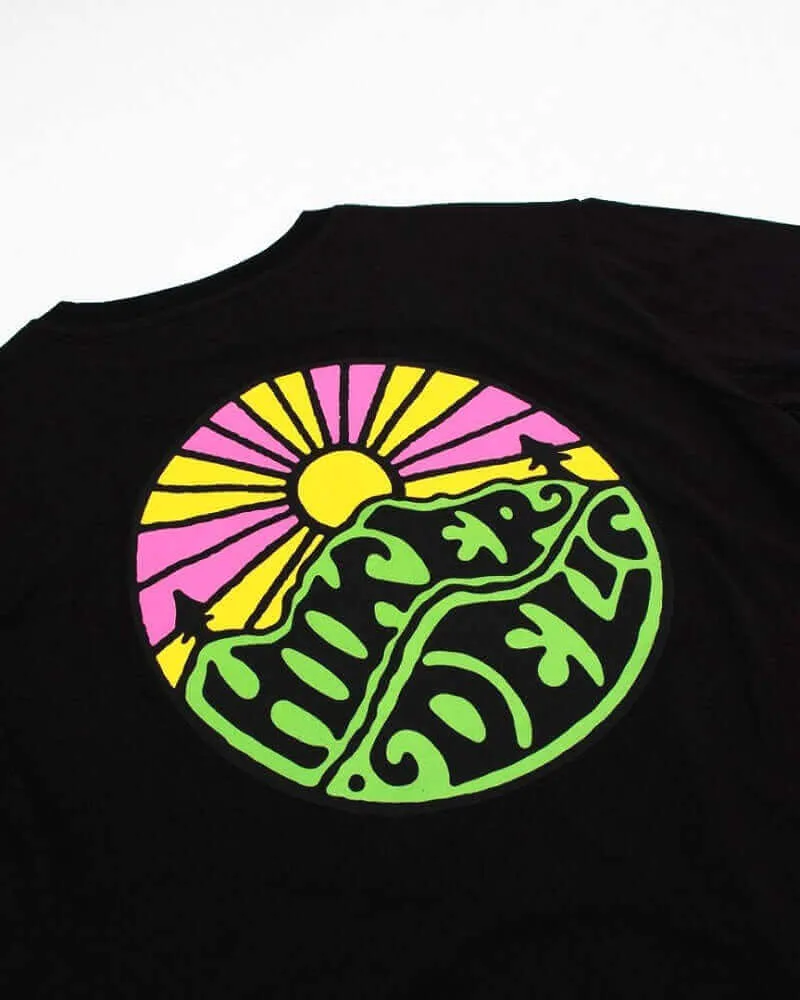 Hikerdelic Original Logo T Shirt Black