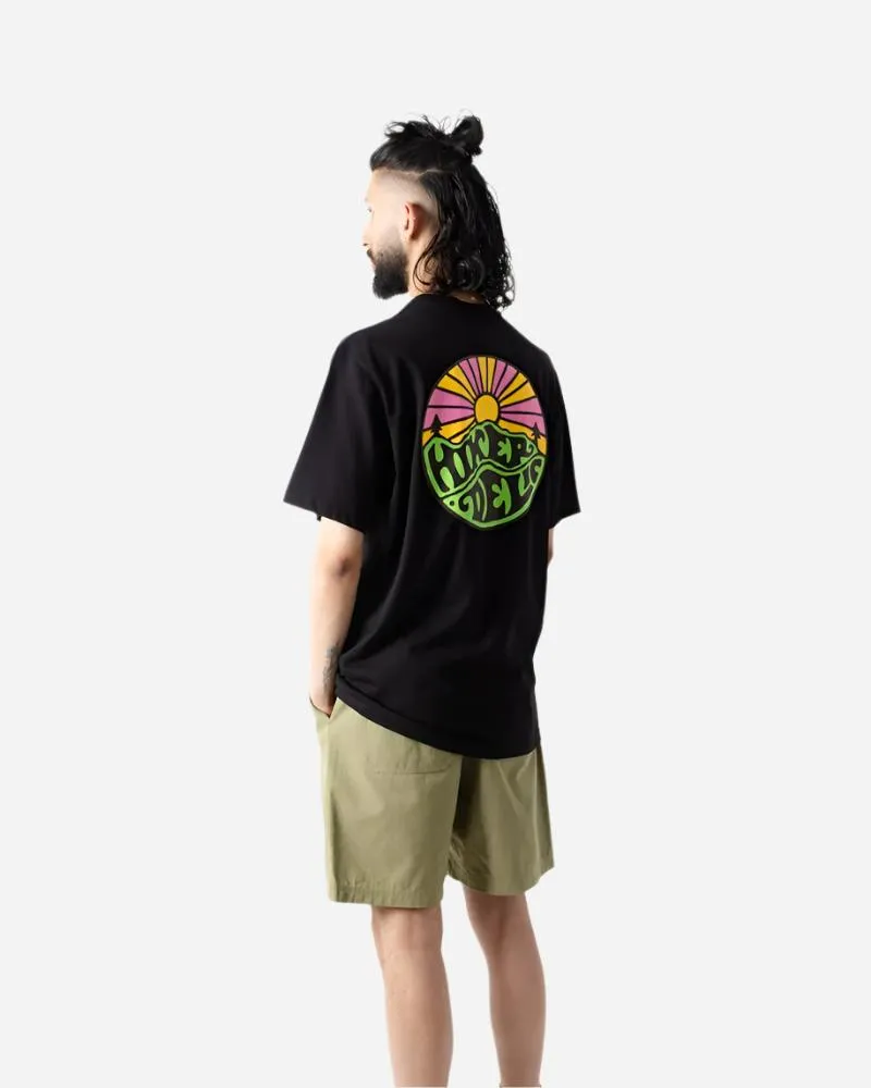 Hikerdelic Original Logo T Shirt Black