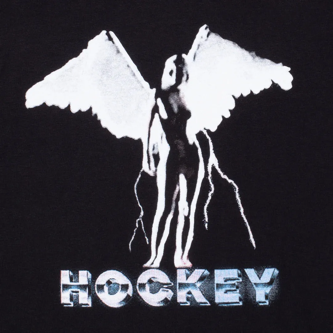 HOCKEY ANGEL T SHIRT BLACK