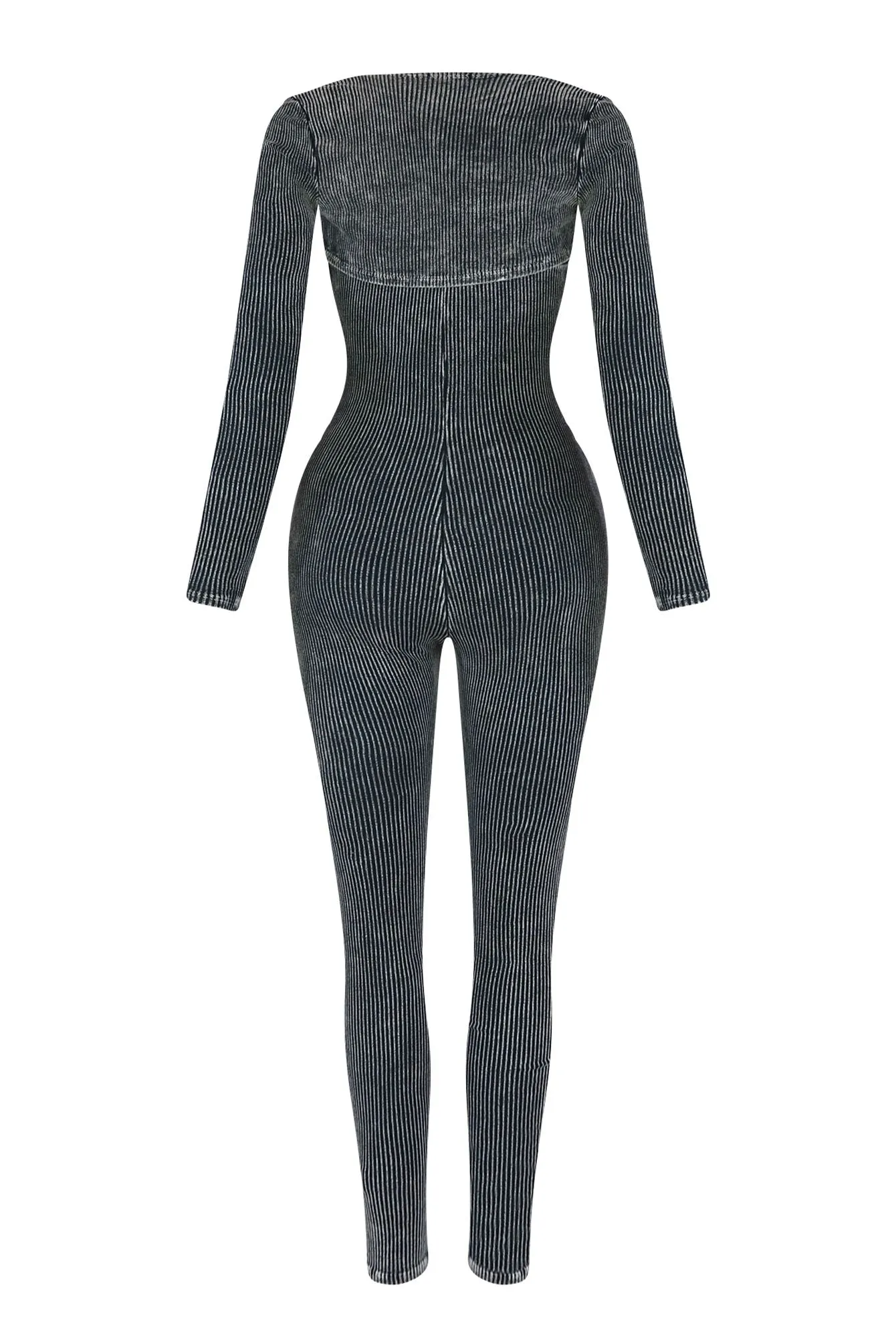 Kali Mineral Washed Jumpsuit & Cardigan SET