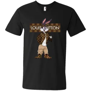 Louis Vuitton Rabbit Beauty T-shirt Men V-Neck T-Shirt