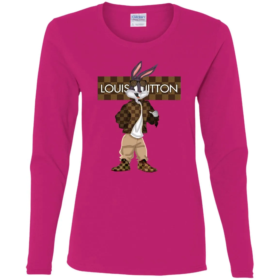 Louis Vuitton Rabbit Beauty T-shirt Women Long Sleeve Shirt