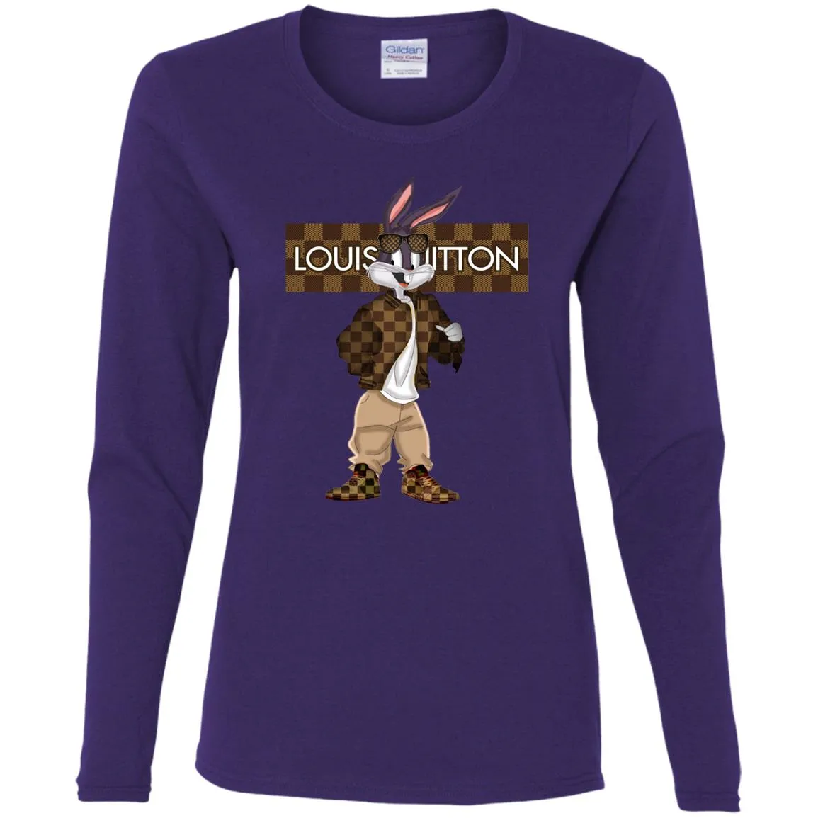 Louis Vuitton Rabbit Beauty T-shirt Women Long Sleeve Shirt