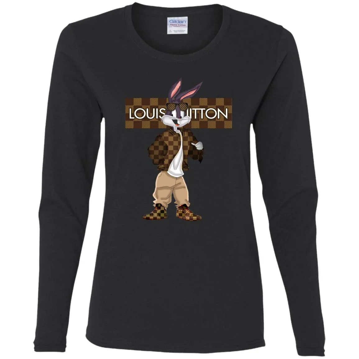 Louis Vuitton Rabbit Beauty T-shirt Women Long Sleeve Shirt