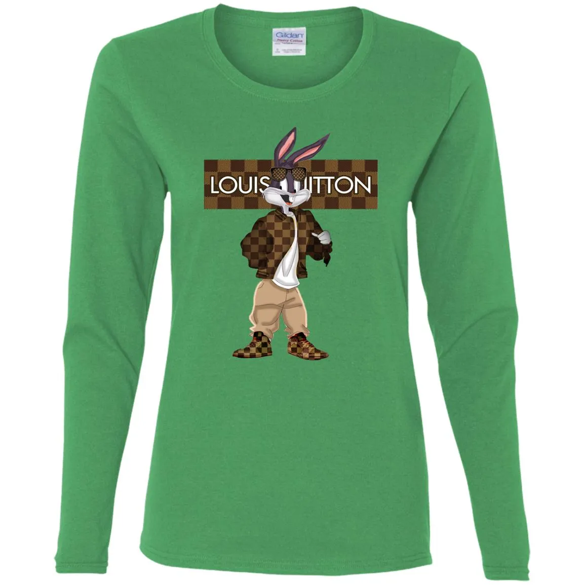 Louis Vuitton Rabbit Beauty T-shirt Women Long Sleeve Shirt