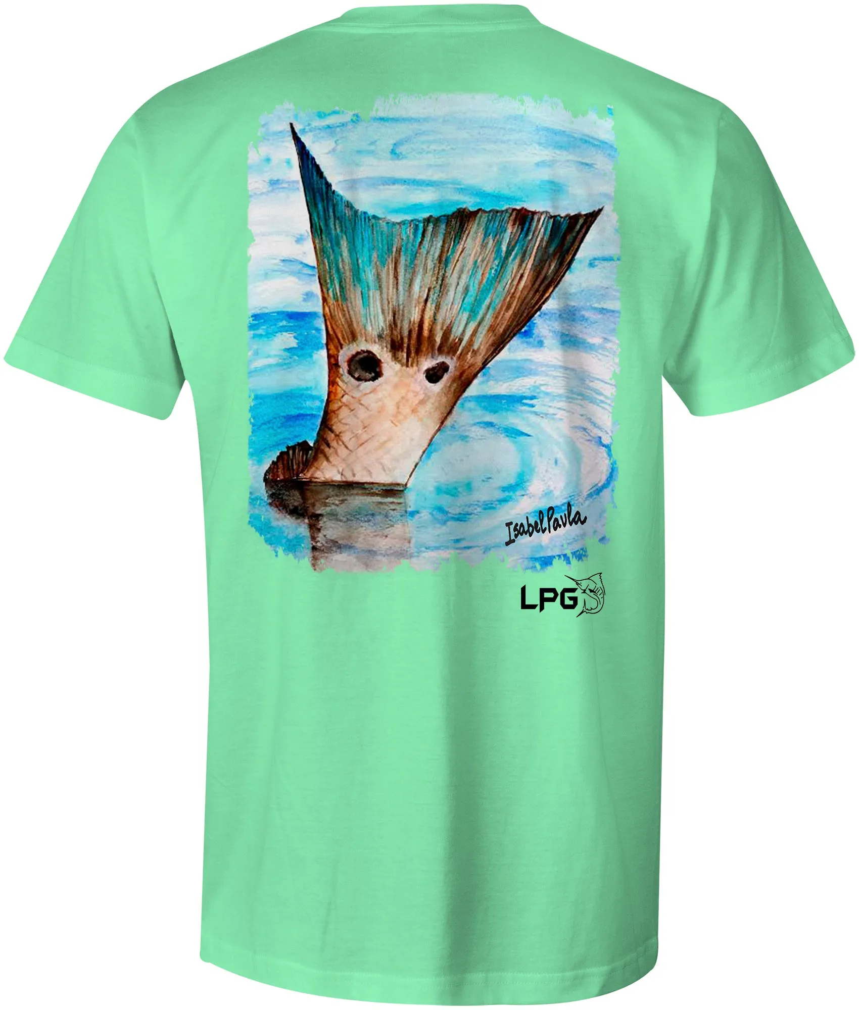 LPG Apparel Co. Redfish Tail Fishing T-Shirt