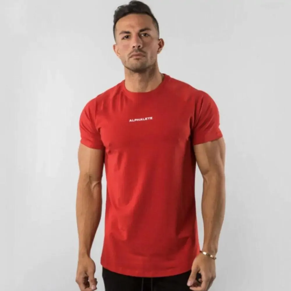 Men Fitted Gym T-Shirt