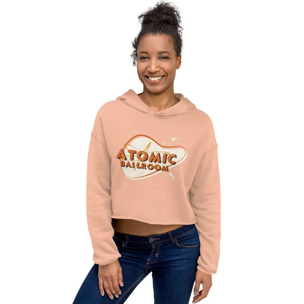 Mid Century Atomic - Crop Hoodie