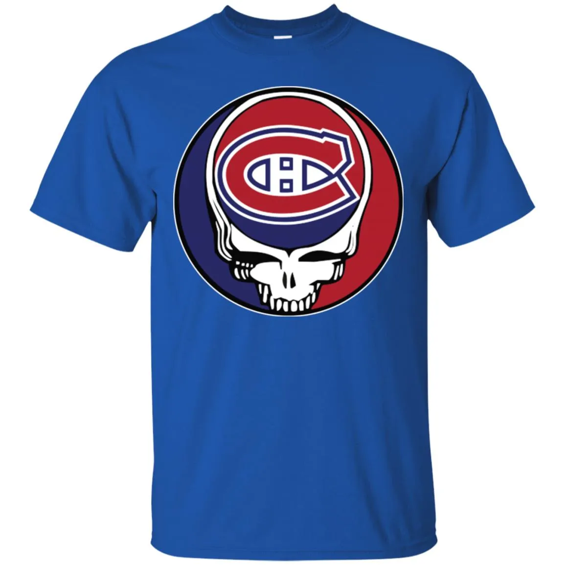 Montreal Canadiens Grateful Dead Steal Your Face Hockey Nhl Shirts