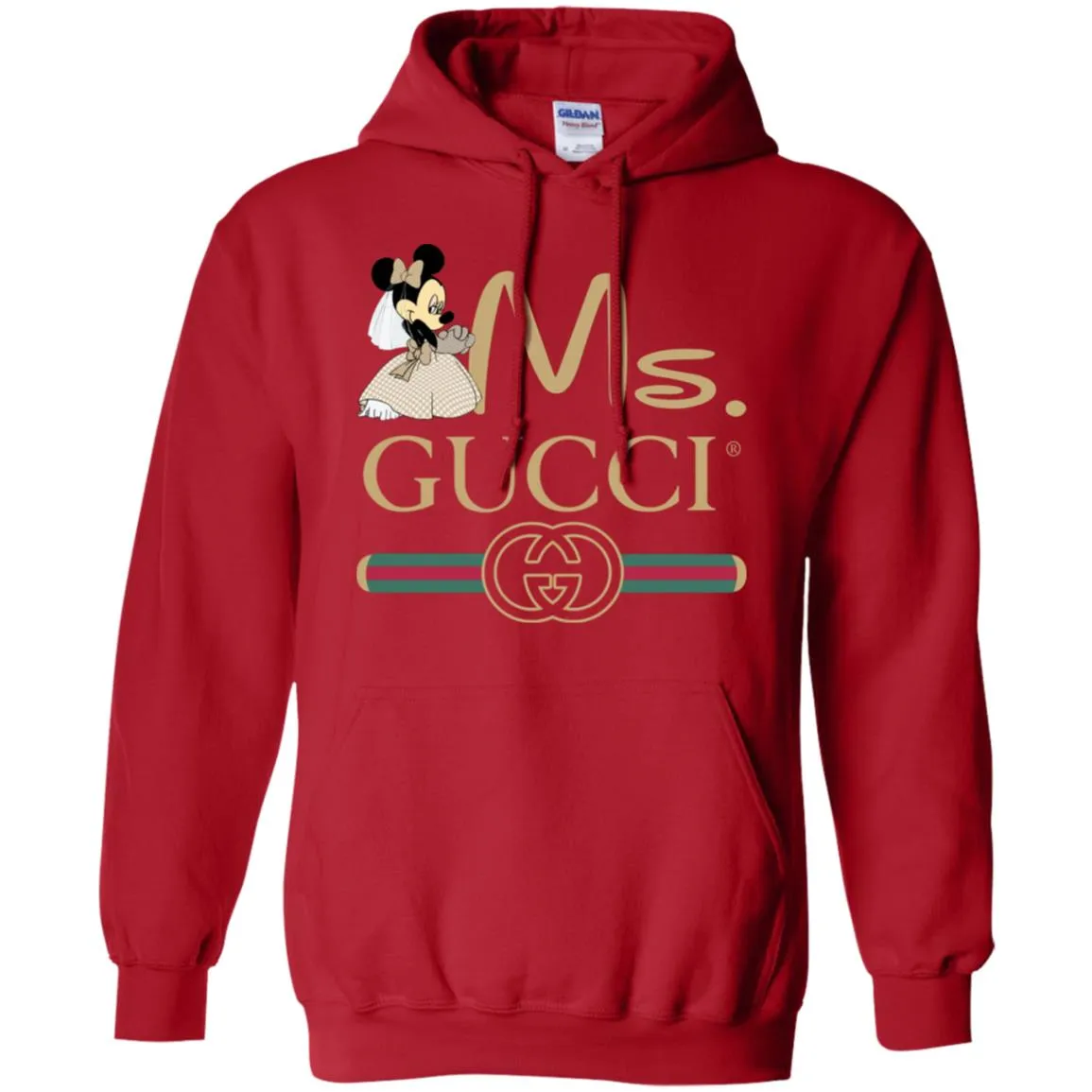 Ms Minnie Gucci Couple Disney Shirt Valentine's Day T-shirt Pullover Hoodie Sweatshirt