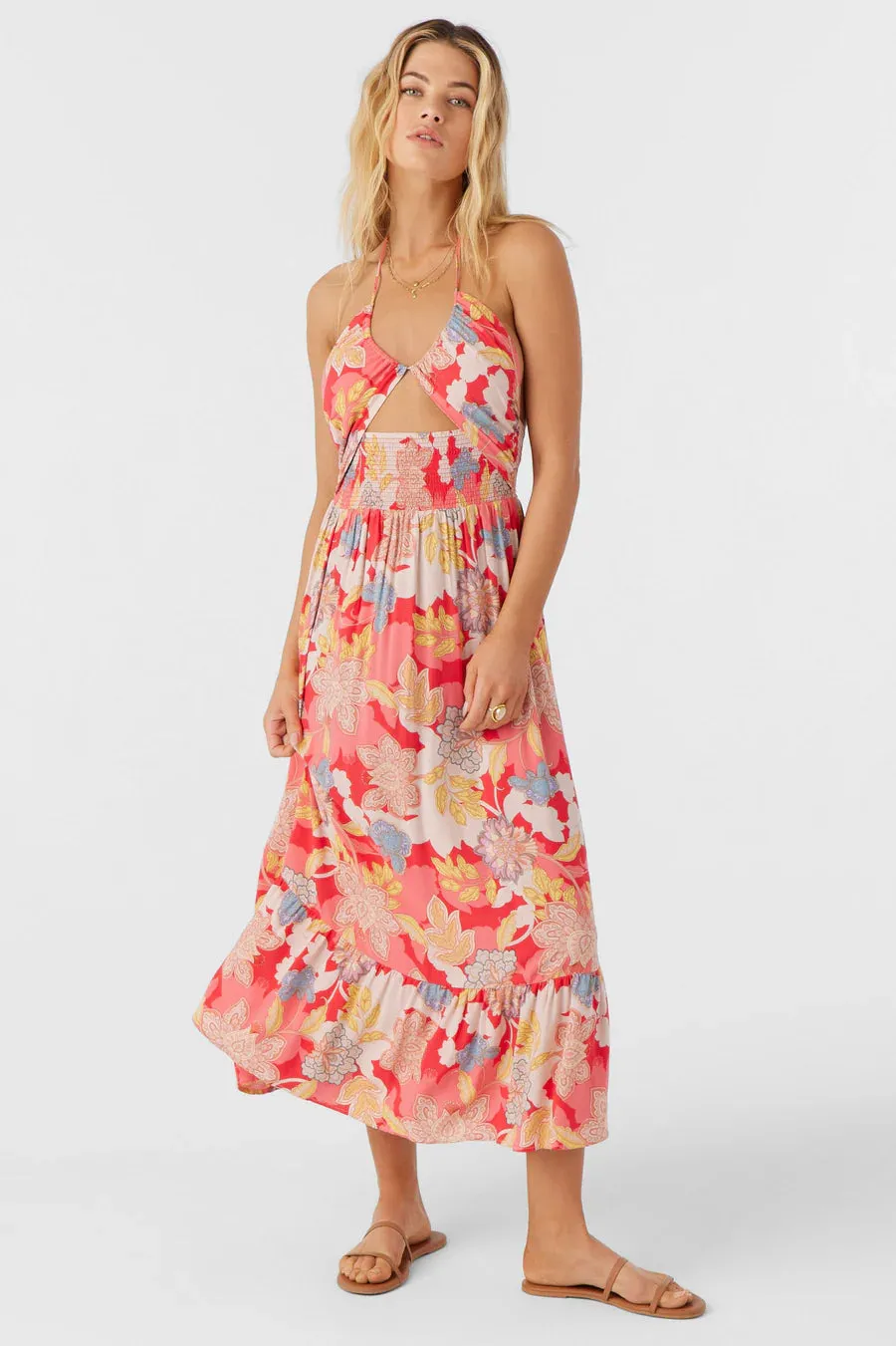 O'Neill Kynlee Antalya Floral Midi Dress