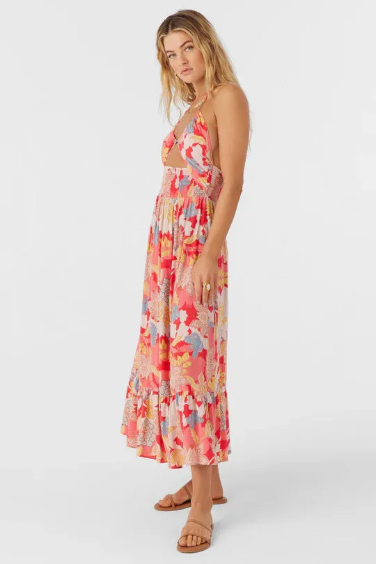 O'Neill Kynlee Antalya Floral Midi Dress