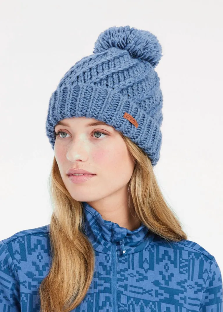 Paisley Chunky Knit Beanie