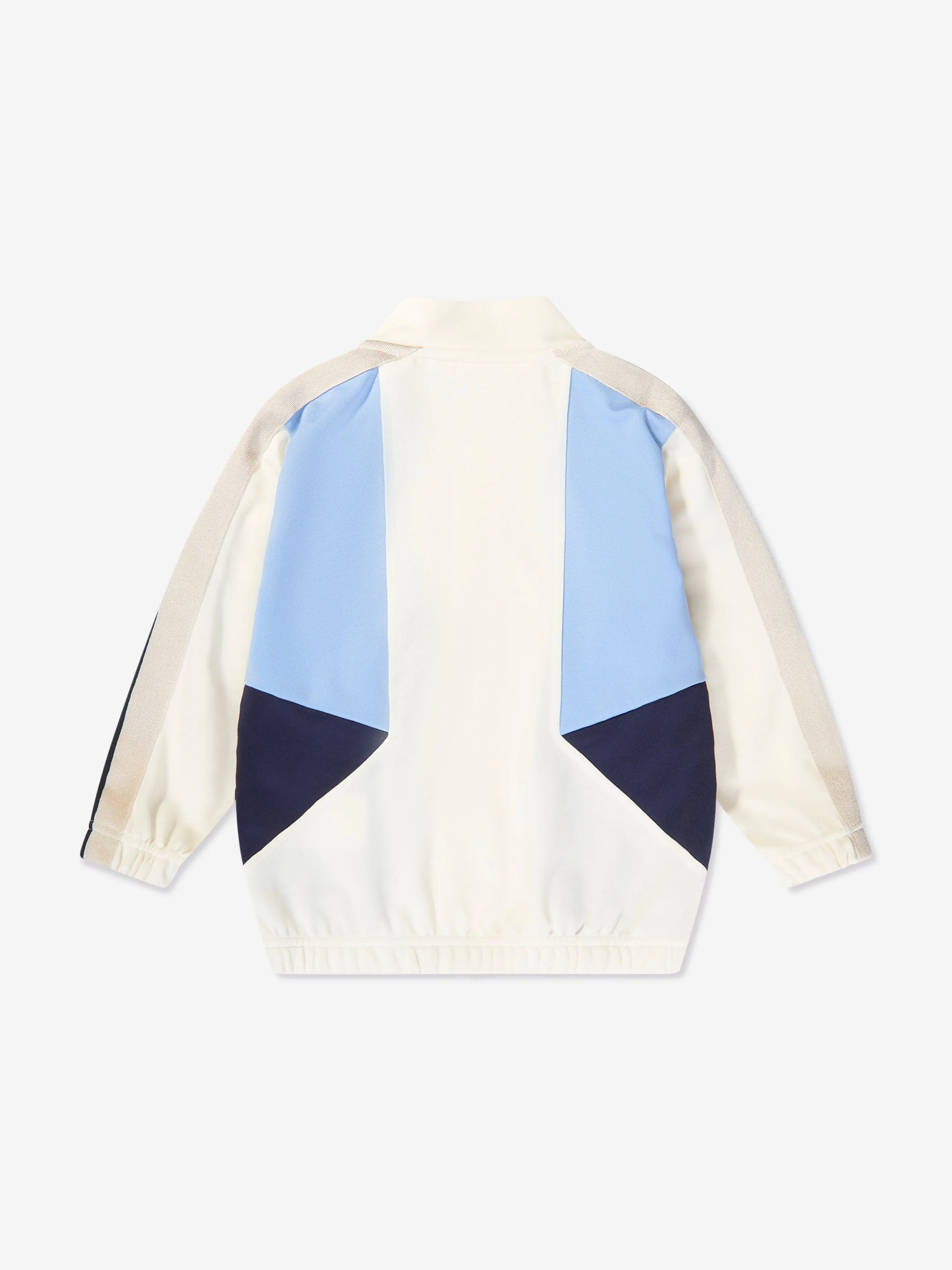 Palm Angels Boys Colourblock Track Jacket in White