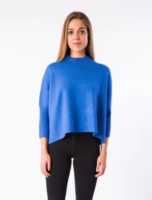 Persian Blue Aja Crop Sweater