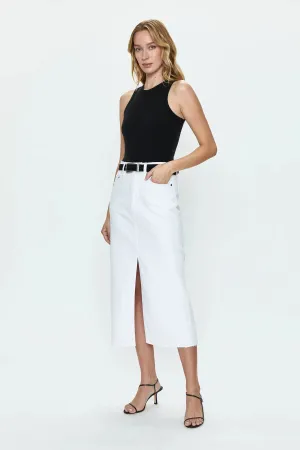 PIS Alice Midi Skirt in White